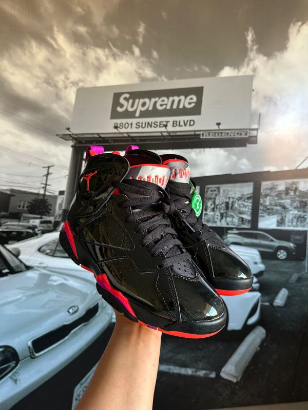 JORDAN Retro 7 Black Patent