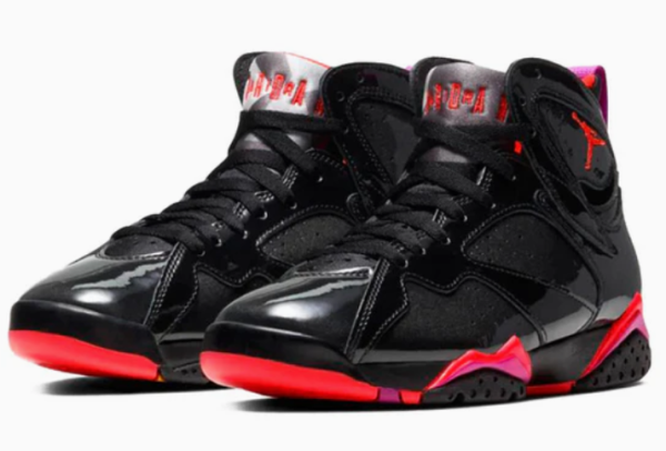 JORDAN Retro 7 Black Patent