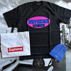 SUPREME Polera New York Tee Black