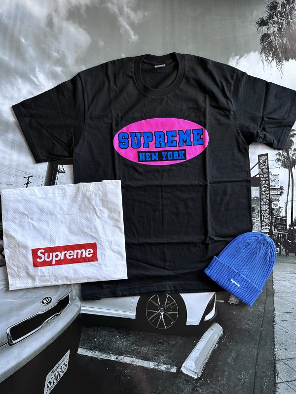 SUPREME Polera New York Tee Black