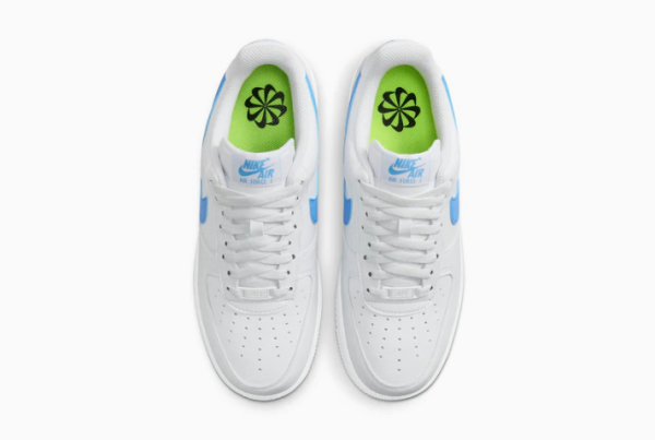 NIKE Air Force 1 Low White University Blue - Imagen 2