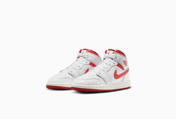 JORDAN 1 Mid SE White Dune Red