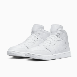 JORDAN Retro 1 Mid Triple White