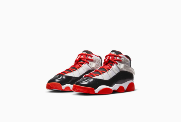 JORDAN 6 Rings White Black Team Orange