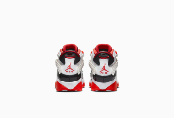 JORDAN 6 Rings White Black Team Orange - Imagen 3