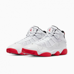 JORDAN 6 Rings White University Red