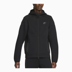 NIKE TECH Fleece Windrunner Hooded Jacket 'Black' T