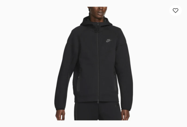 NIKE TECH Fleece Windrunner Hooded Jacket 'Black' T