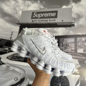 NIKE Shox TL White Silver