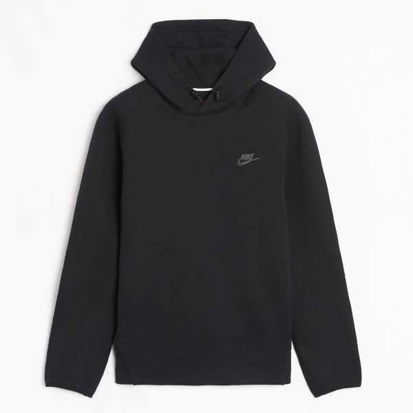 NIKE TECH Fleece Pullover Hoodie Black