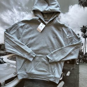 JORDAN Air Brooklyn Fleece Pullover Hoodie 'Grey'