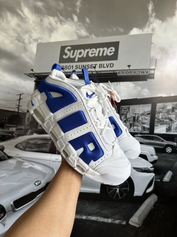NIKE Air More Uptempo Low White Hyper Royal